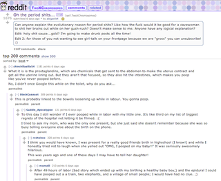 Illustration for article titled Reddit Women Fight Trolls With Hilariously Gross Period Talk